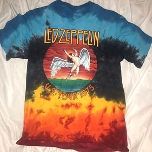Les Zeppelin 1975 US tour graphic tee